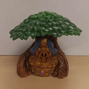 Enchanted Tree Figurine with Gold Accents
